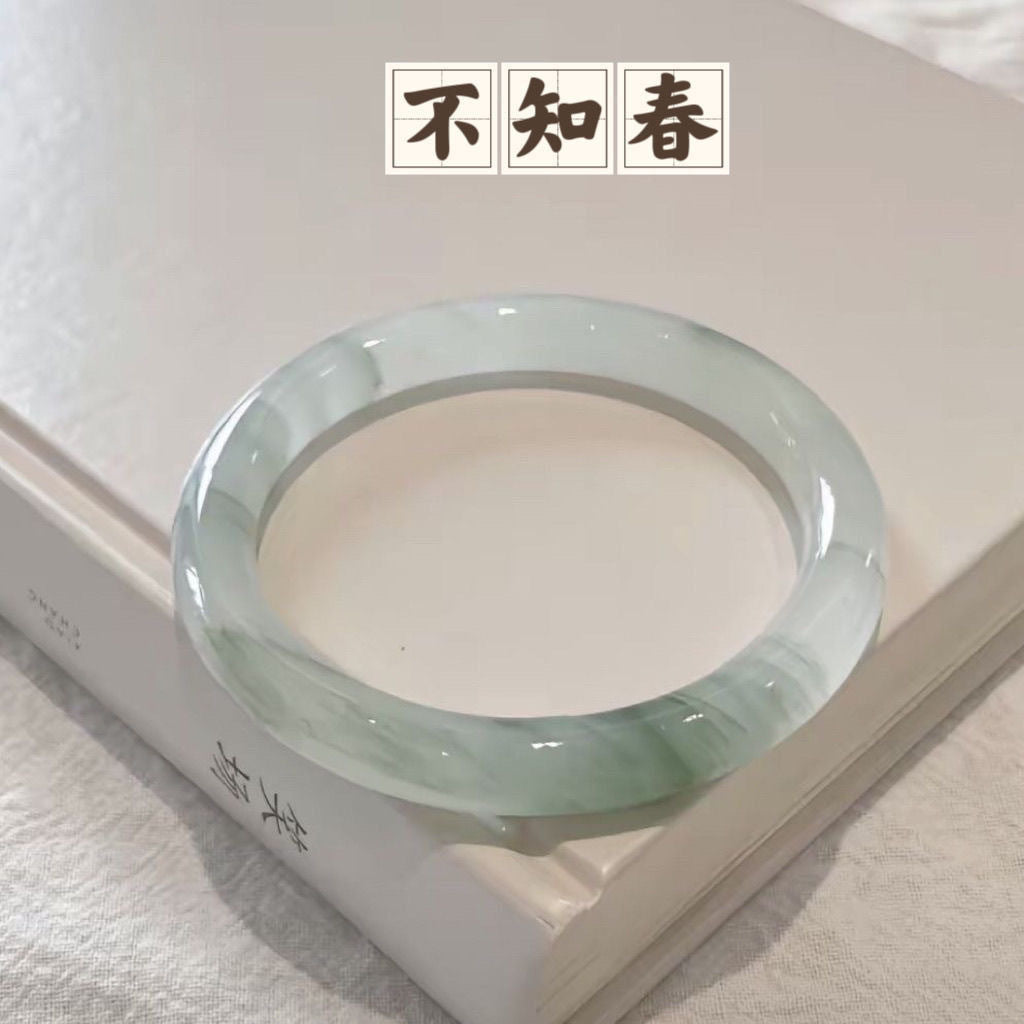 Glass imitation jade bracelet wholesale fine bracelet jingle jingle jingle bracelet Hanfu accessories bracelet forbidden ring wholesale hand